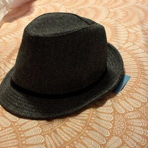 Nine West Stylish Gray Fedora Hat
